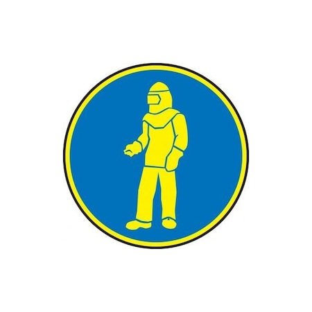 Accuform HAZARD SYMBOLS 24 in  PLASTICLITE MPG345PL MPG345PL